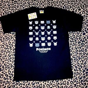 Bape Baby Milo x Pokémon A Bathing Ape Tee Shirt size Large NWT’s